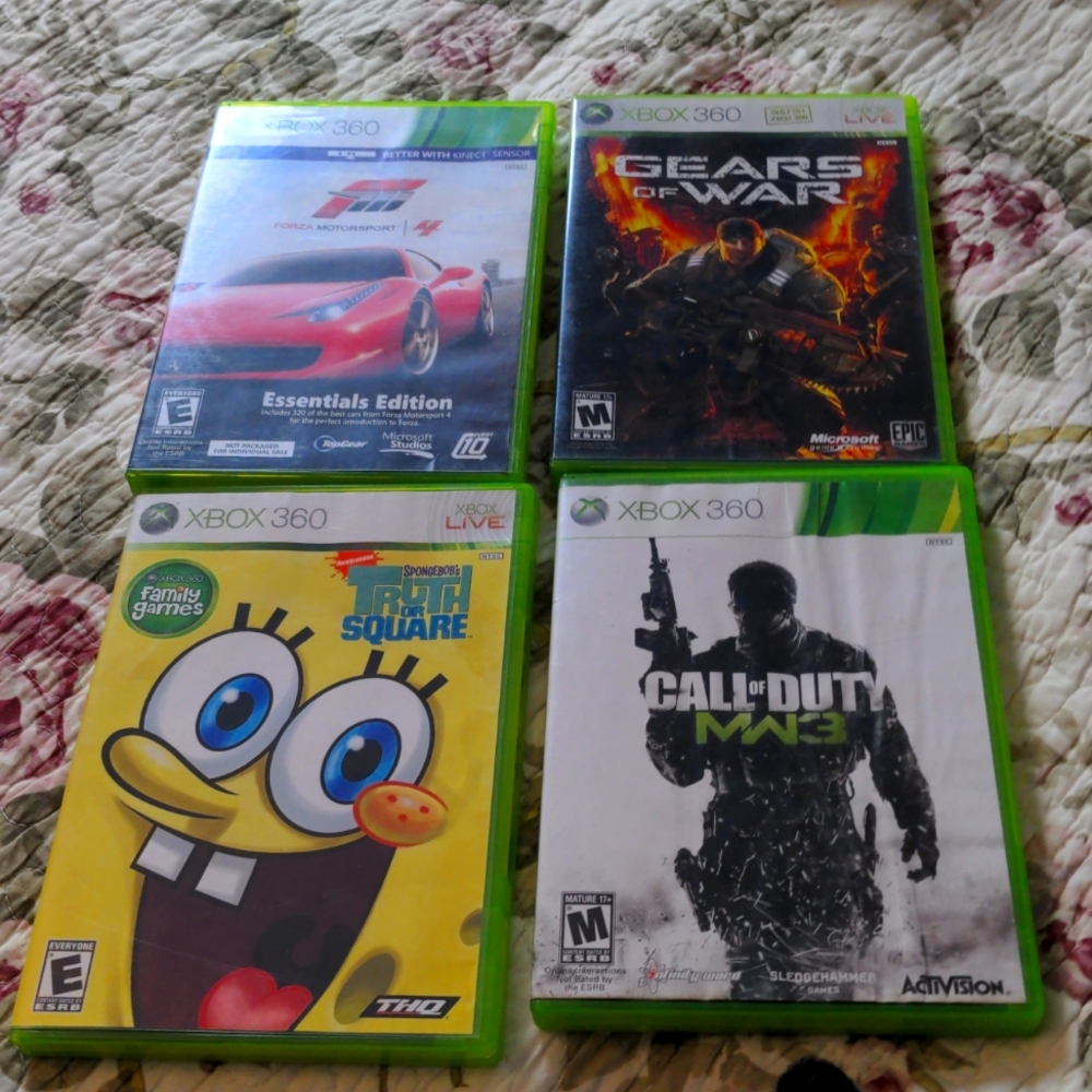 Lot of 4 Xbox 360 games